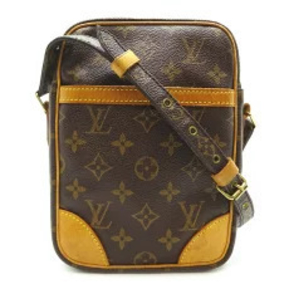 Louis Vuitton Danube Shoulder Bag Monogram Brown